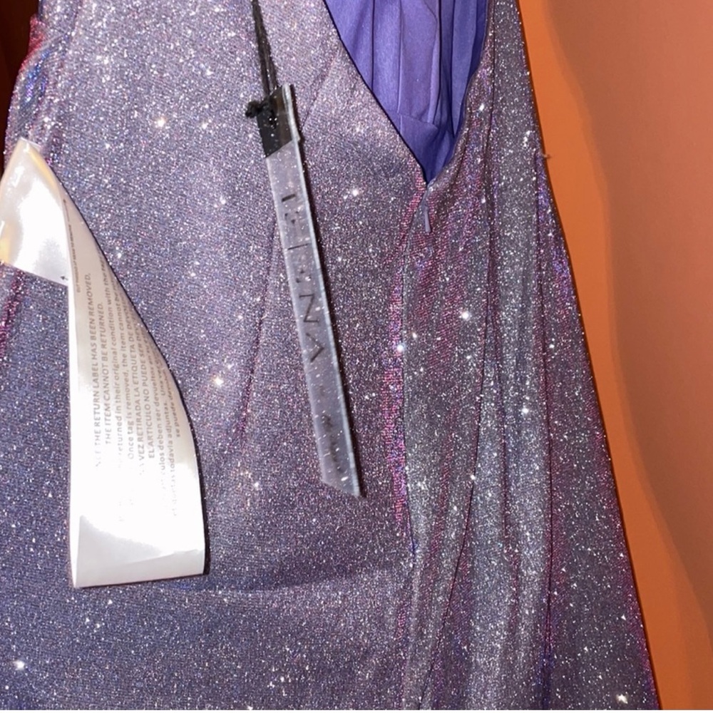 Mac Duggal Glittering Purple Gown - Picture 3 of 4